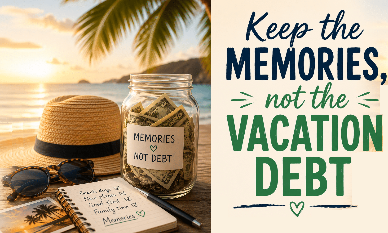 Vacation budget tips to keep the memories, not the vacation debt.