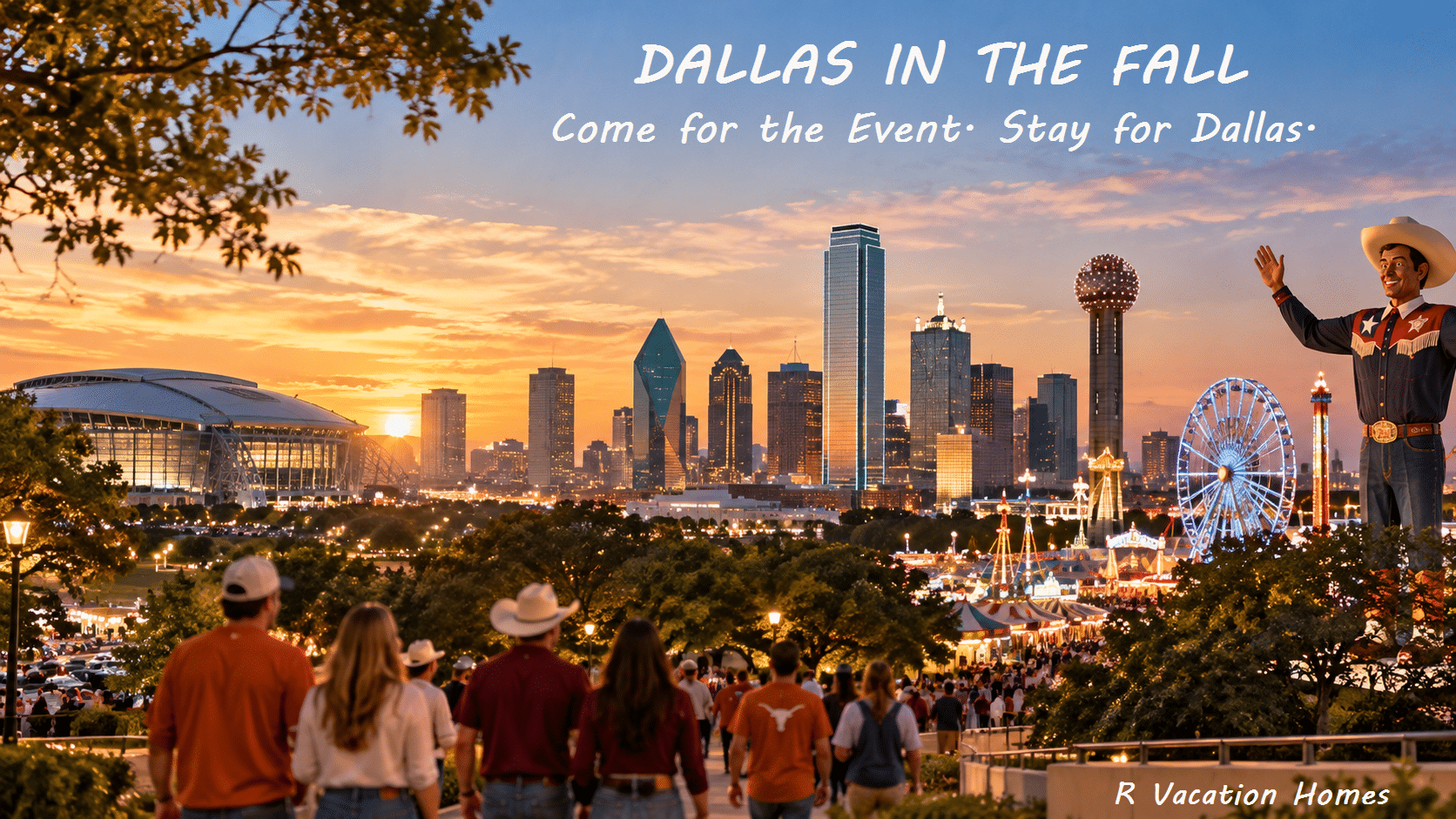 Dallas events fall 2026 with families visiting the city for football and the State Fair